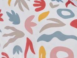 Jogo De Cama Reversivel Algodao De 57 Fios/Cm , Capa De Edredão 240X260 Cm + 2 Fronhas 63X63 Cm Multicolor - Sonira