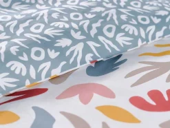 Jogo De Cama Reversivel Algodao De 57 Fios/Cm , Capa De Edredão 240X260 Cm + 2 Fronhas 63X63 Cm Multicolor - Sonira