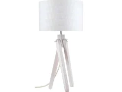 Lampada De Mesa Rune Meets Amina, Carvalho, Branco, Creme, 50X50X157 Cm, Epikasa