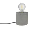 Lampada De Mesa Strong, Cimento, 10X10X10 Cm, Epikasa