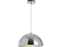 Lampada De Suspensao Mads, Cromio, 40X40X150 Cm, Epikasa