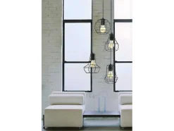 Lampada De Suspensao Outline, Preto, 16,5X16,5X116 Cm, Epikasa