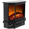 Lareira Elétrica C55,8 X L22,5 X A51,6 Cm Disponivel Em Preto Estilo Salamandra - Etna