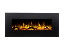 Lareira Elétrica De Parede Lalita - C110 X L14 X A49 Cm - Branco