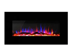 Lareira Elétrica Lalita - C110 X L14 X A49 Cm - Preta