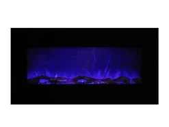 Lareira Elétrica Lalita - C110 X L14 X A49 Cm - Preta