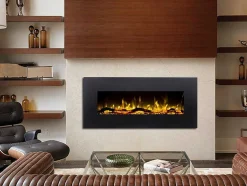 Lareira Elétrica Lalita - C110 X L14 X A49 Cm - Preta