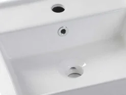 Lavatório De Casa De Banho Quadrado Branco - Verini