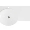 Lavatório Suspenso Em Solid Surface Com Toalheiro Cor Branco De C100 X L54 X A20 Cm - Yumiko
