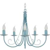 Lustre Tosel Cote D'Ivoire Lampada Decorativa Braco Cinza D60 X H90 Cm