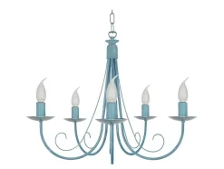 Lustre Tosel Cote D'Ivoire Lampada Decorativa Braco Cinza D60 X H90 Cm