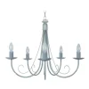 Lustre Tosel Cote D'Ivoire Lampada Decorativa Braco Cinza D60 X H80 Cm