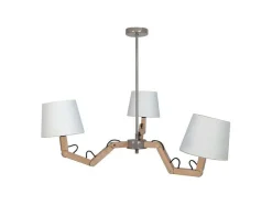 Lustre Tosel Geri Tecido Braco Cru D80 X H80 Cm