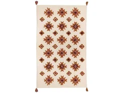Manta De Sofá Tufada 130 X 180 Cm Algodao Multicolor - Magna