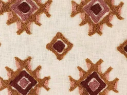 Manta De Sofá Tufada 130 X 180 Cm Algodao Multicolor - Magna