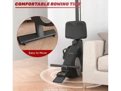 Maquina De Remo Magnetica Para Casa, Ginasio, Escritório, Treino 16 Niveis De Resistencia Ajustavel Com Monitor Lcd