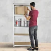 Mbi - Prateleira Metalica 5 Prateleiras 875 Kg Branco X2