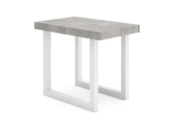 Mesa Consola Extensivel, 300, Para 14 Péssoas, Pés De Madeira, Cimento