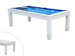 Mesa Convertivel - Mesa De Bilhar Snooker - Altura Ajustavel - 207*114*79 Cm