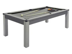Mesa Convertivel - Mesa De Bilhar E De Ping Pong Balthazar - 213*112*81.5 Cm - Cinzento