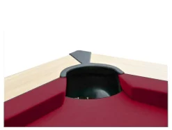 Mesa Convertivel - Mesa De Bilhar E De Ping Pong Balthazar - 213*112*81.5 Cm - Vermelho