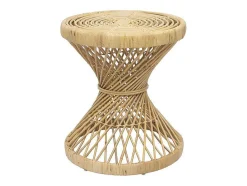 Mesa De Apoio Em Rotim Cor Natural - Giali