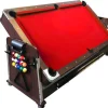 Mesa De Bilhar 7 Pés Multijogo Vermelho Air Hockey + Ping Pong - Stark