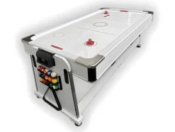 Mesa De Bilhar 7 Pés Multijogo Verde Air Hockey + Ping Pong - Stark White