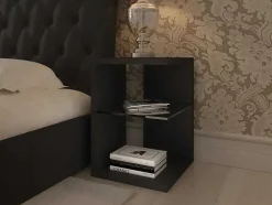 Mesa De Cabeceira Domus (Preto)