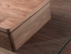 Mesa De Cafe Em Mdf Folheado A Noz Natural, 0,5Mm De EsPéssura 2017
