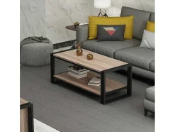 Mesa De Centro Carmela, Nozes, 102X45X40 Cm, Epikasa