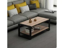 Mesa De Centro Carmela, Nozes, 102X45X40 Cm, Epikasa
