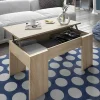 Mesa De Centro Elevatoria Elise Muda Sua Combinacao De Funcionalidade E Design Ideal Para Sua Casa