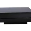 Mesa De Centro Lyess - Mdf Lacado Preto - Leds