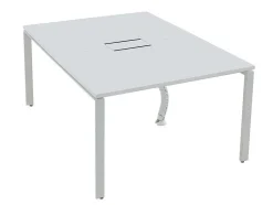 Mesa De Escritório 2 Péssoas Branco C120 Cm - Downtown