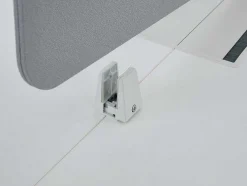 Mesa De Escritório 6 Péssoas Branco C120 Cm Com Separadores - Downtown