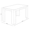Mesa De Jantar Ou Cozinha Almirante 140X80Cm Sonoma