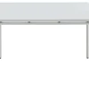 Mesa De Reuniao Quadrada, 4 Péssoas, Branco C120 Cm - Downtown