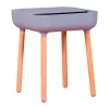 Mesa Lateral Pop Estilo Nordico - Cinza