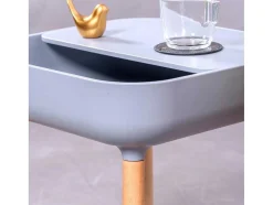 Mesa Lateral Pop Estilo Nordico - Cinza