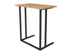 Mesa Lateral Quadrada De Metal 66X60X36 Safir