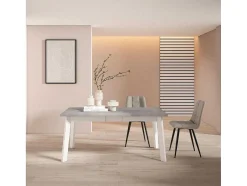 Mesa Sala De Jantar, 170, Para 8 Péssoas, Pés De Madeira, Cimento