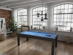 Mesa Transformavel De Bilhar E Ping-Pong Cor Preta De C182 X L102 X A80 Cm - Sousa