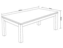 Mesa Transformavel De Bilhar E Pingpong Cor Branca De C182 X L102 X A80 Cm - Henk