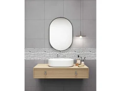 Mosaico De Chao E De Parede Em Marmore Cor Creme Pack De 1 M - Moyali