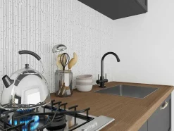 Mosaico De Chao E De Parede Em Marmore Cor Creme Pack De 1 M - Moyali