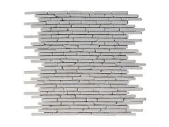 Mosaico De Chao E De Parede Em Marmore Cor Creme Pack De 1 M - Moyali