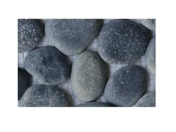 Mosaico De Chao E De Parede Seixos Naturais Cinza Antracite Pack De 1 M - Ola