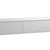 Móvel De Casa De Banho Suspenso Branco Com Lavatório Duplo C150 Cm - Isaure Ii