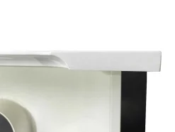 Móvel De Casa De Banho Suspenso Com Lavatório Duplo De Encastrar Branco 120 Cm - Selita